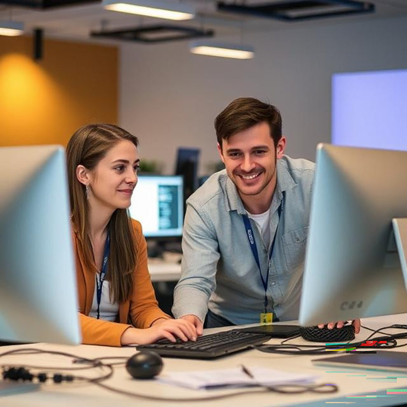 Managed IT support staff helping client in Denver Colorado
